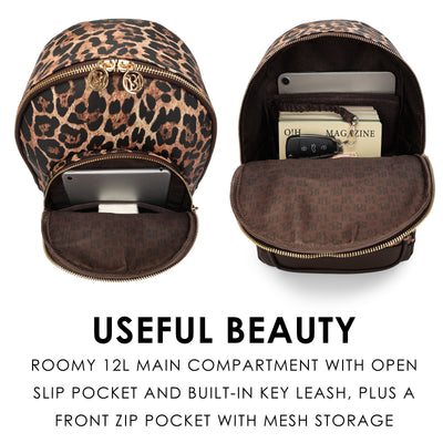 Leopard Lux 12L Crossbody Bag for Women
