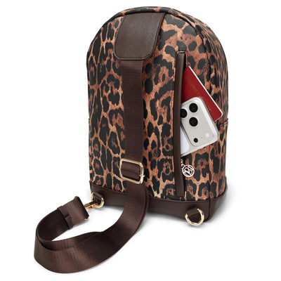Leopard Lux 12L Crossbody Bag for Women