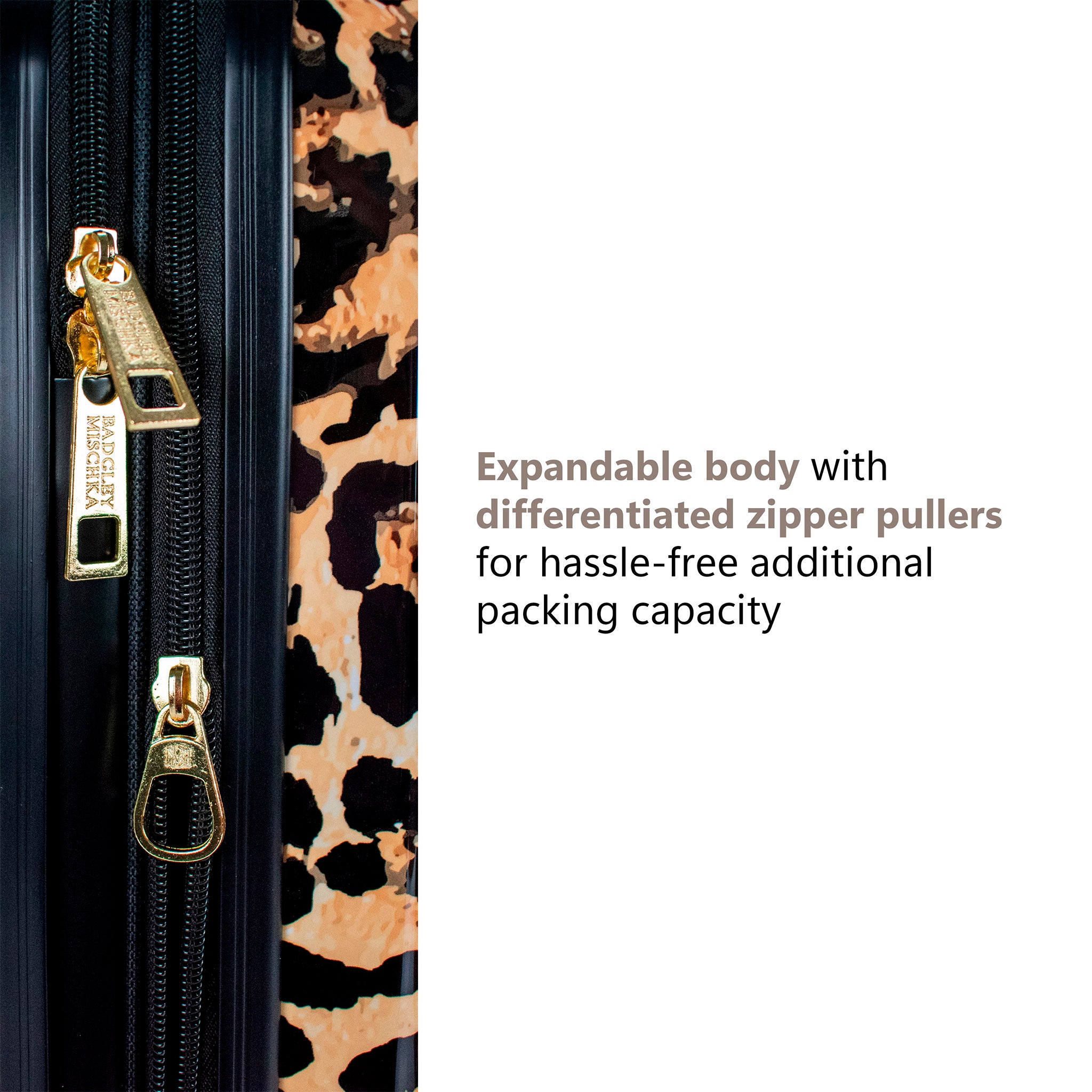 Leopard 20" Expandable Carry-on Suitcase