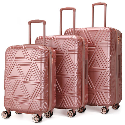 Contour 3 Piece Expandable Spinner Luggage Set