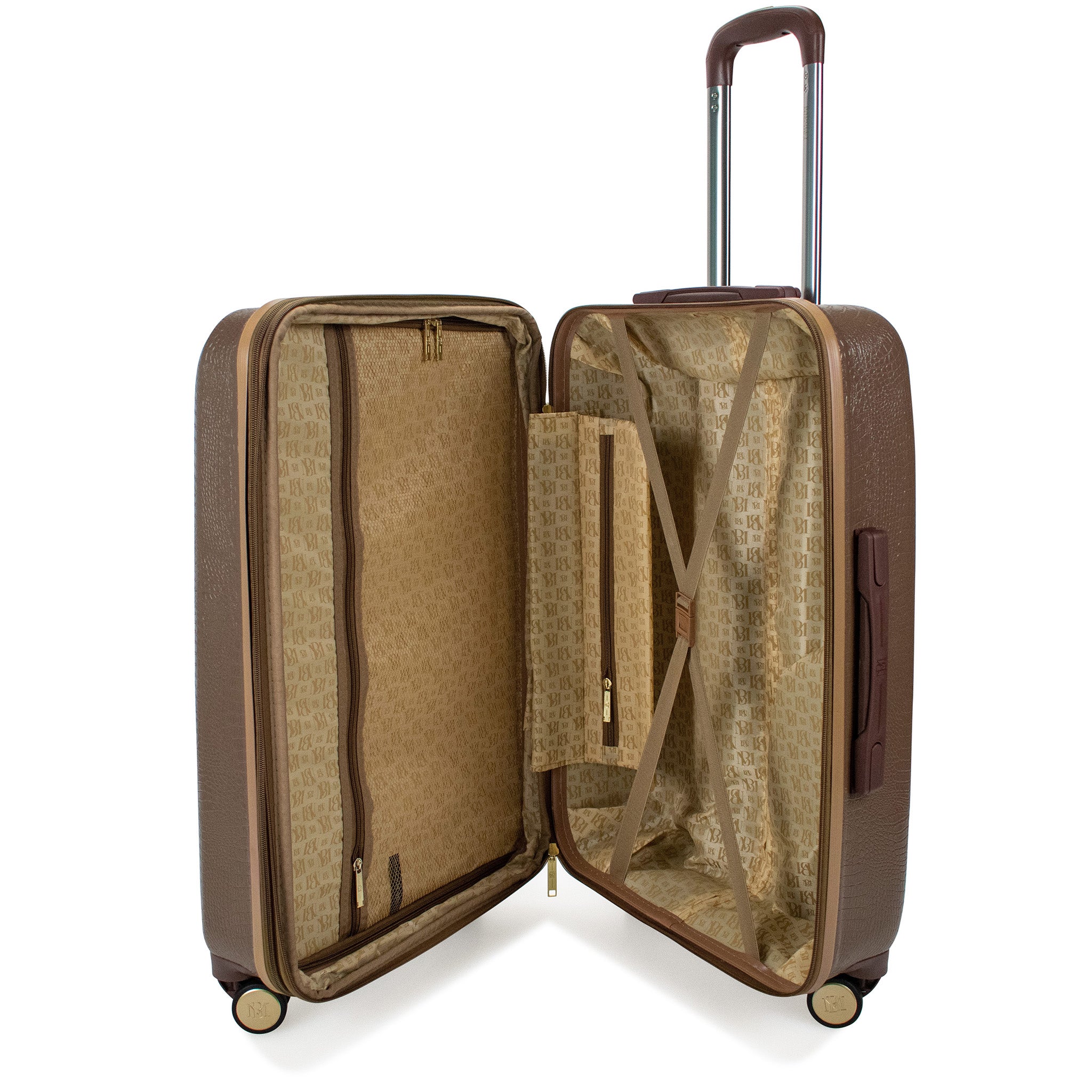 Snakeskin 3 Piece Expandable Classy Luggage Set