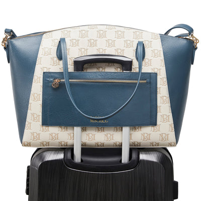 Caroline Vegan Leather Weekender Tote Bag