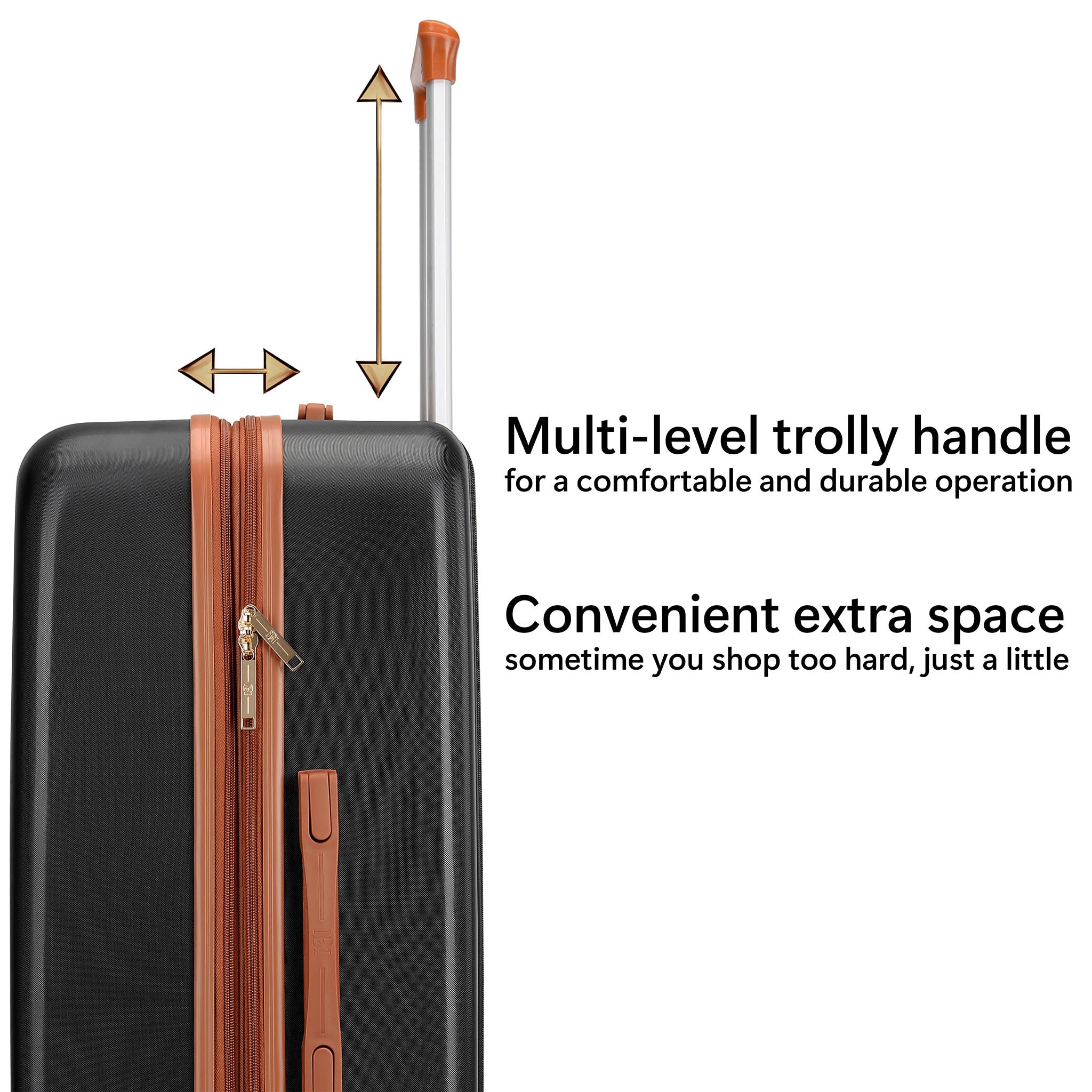 Mia 20" Expandable Carry-on Suitcase