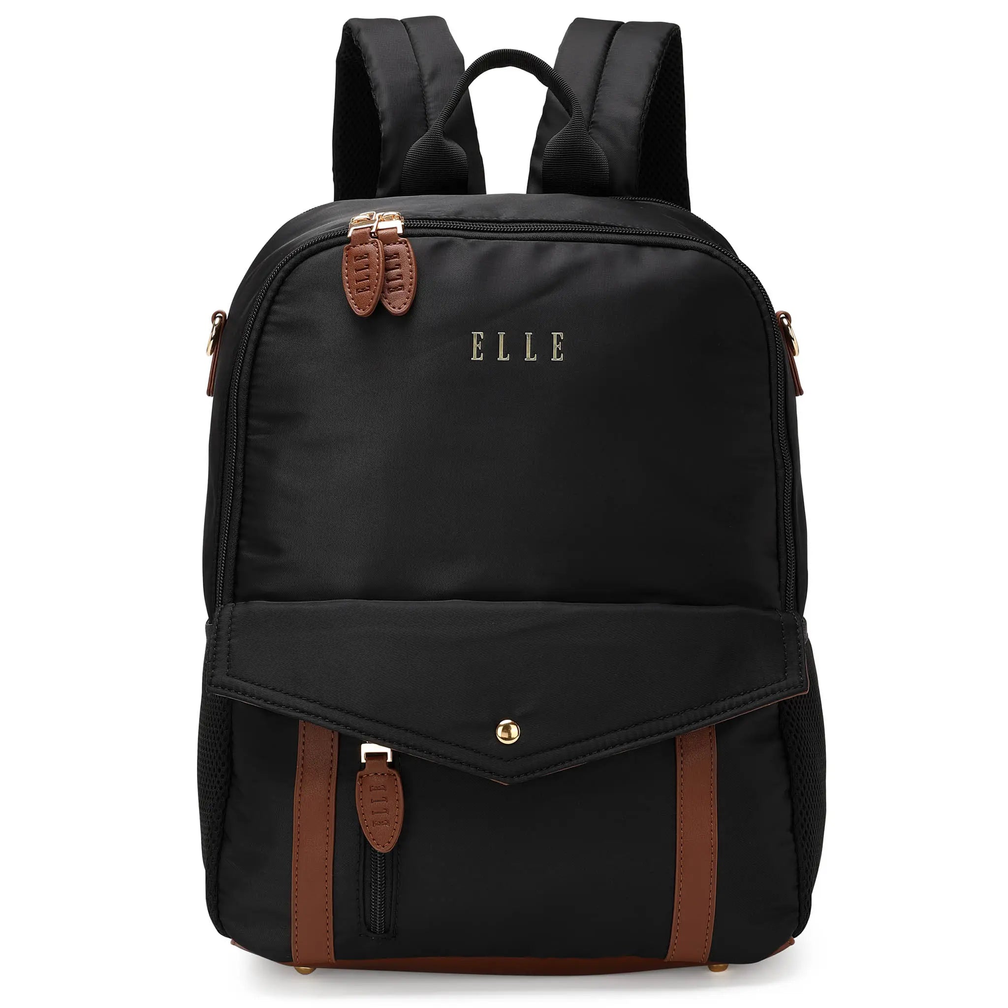 Luxe Journey 18L Twill and Vegan Leather Backpack