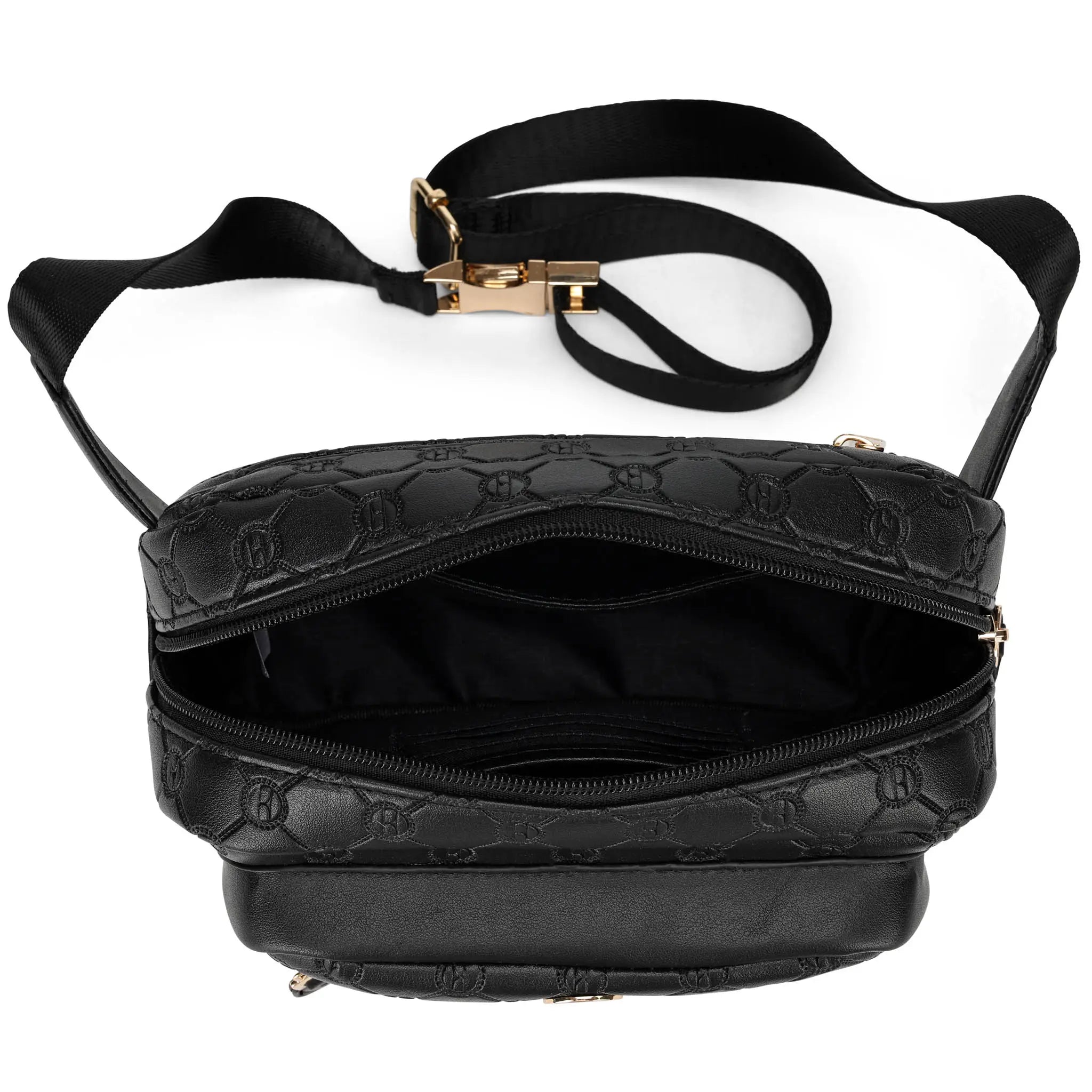 Compass Vegan Leather Crossbody Bag