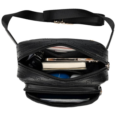 Eleganza Vegan Leather Crossbody Bag