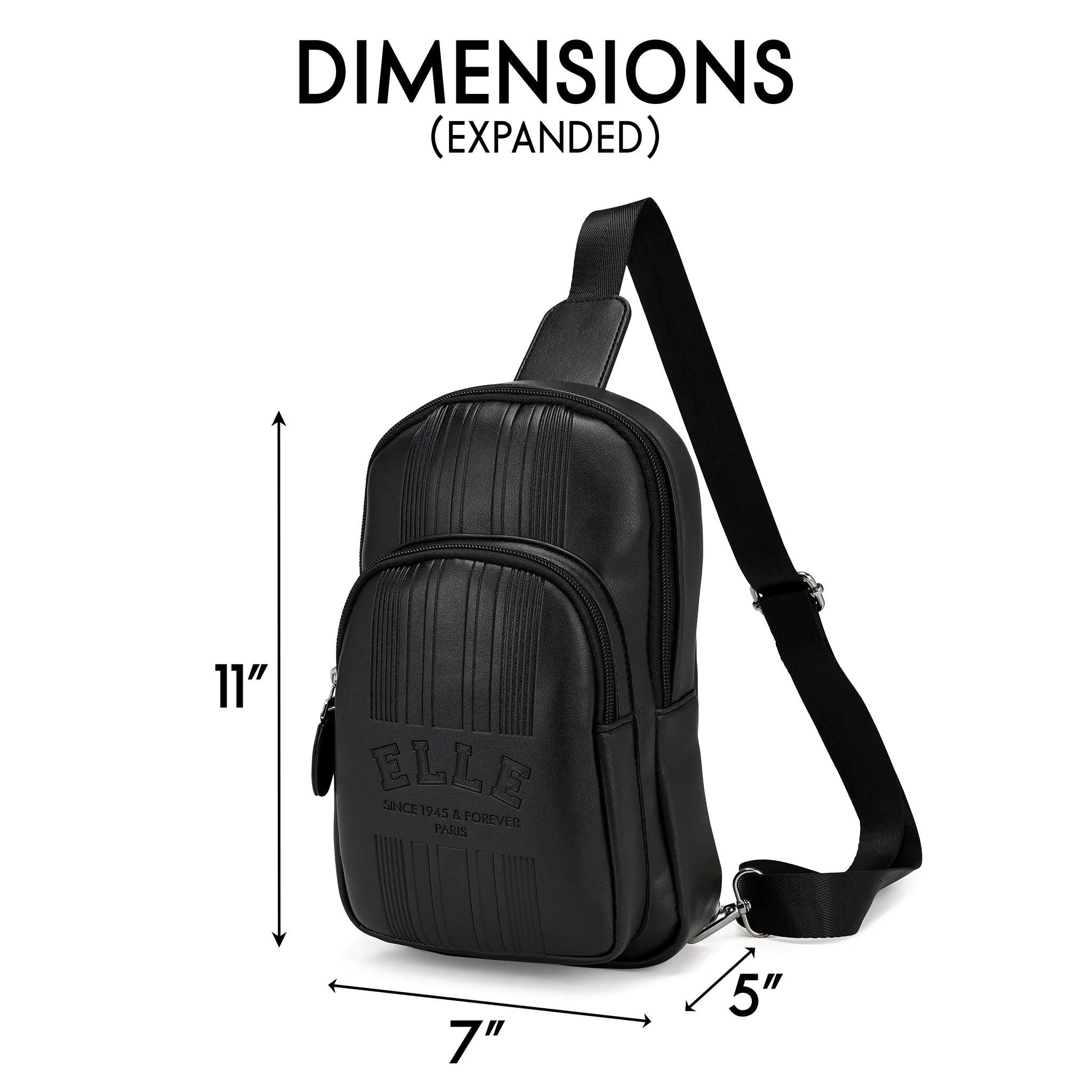 Roamer Vegan Leather Crossbody Bag