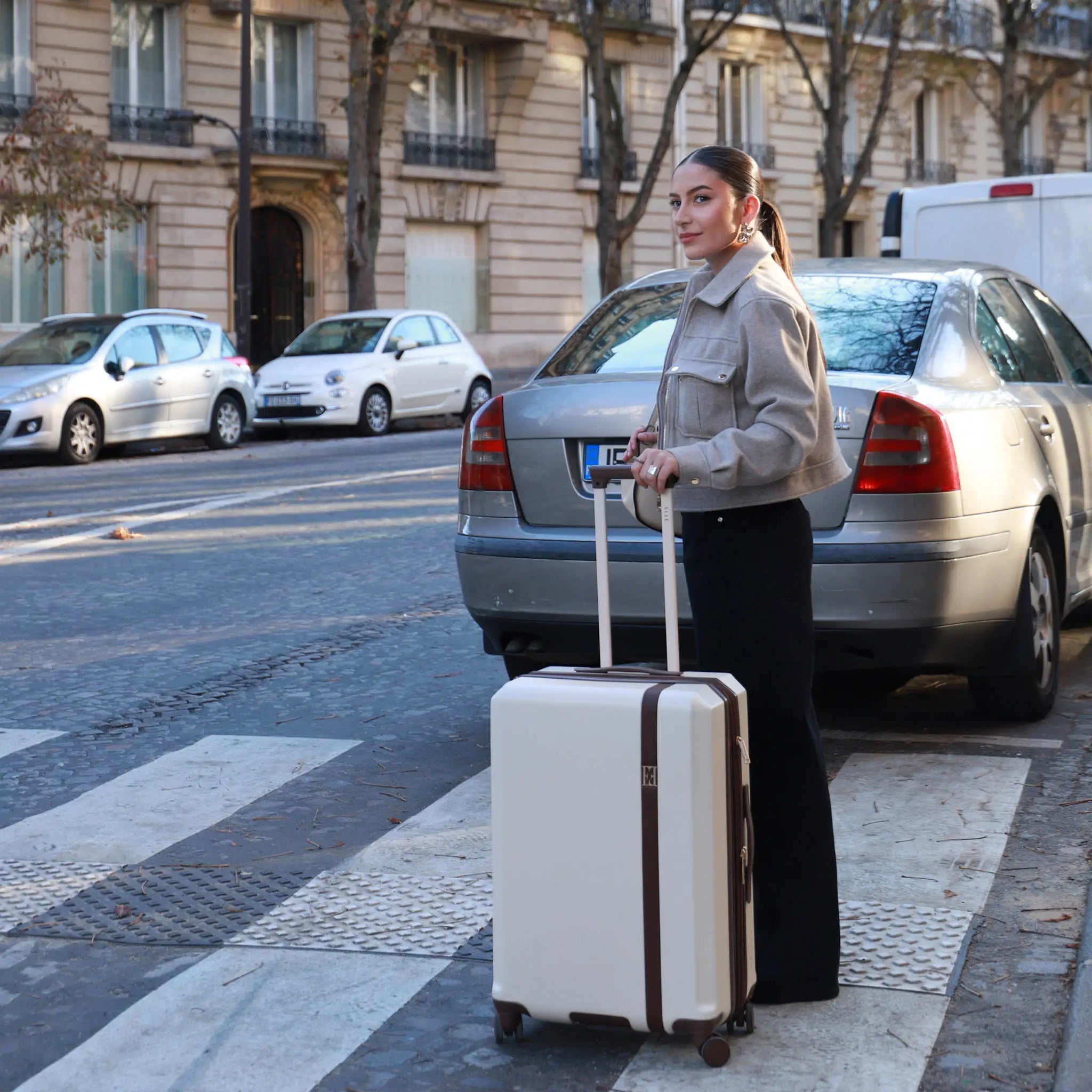 Luxe Journey 3 Piece Expandable Retro Luggage Set