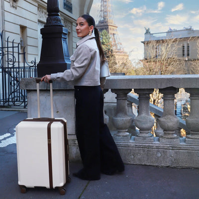 Luxe Journey 3 Piece Expandable Retro Luggage Set