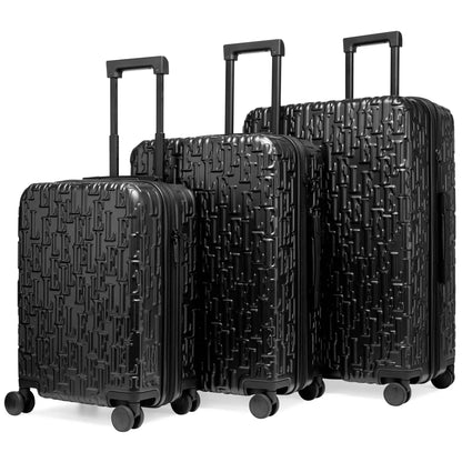 Wayfarer 3 Piece Expandable Monogram Luggage Set