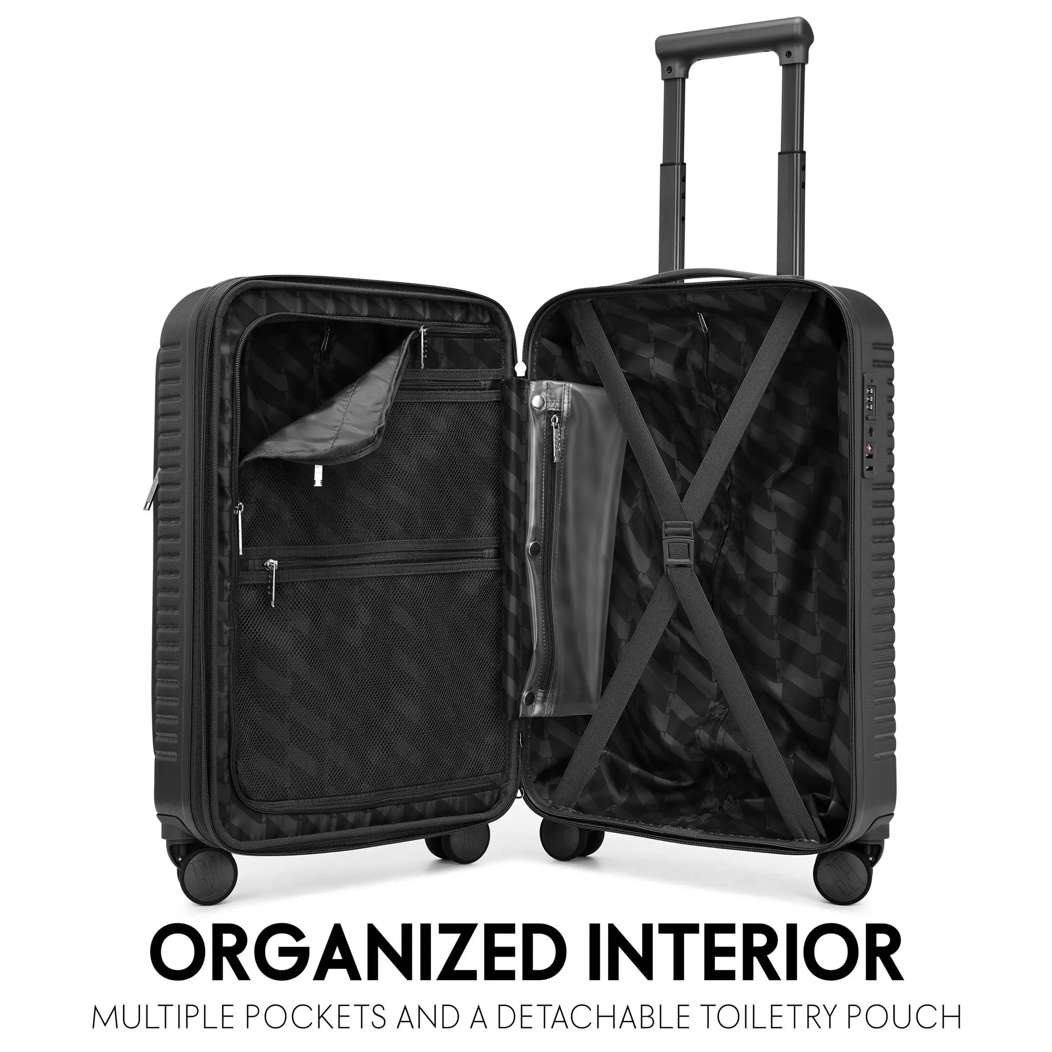 ELLE 20" Expandable Laptop Carry-on Suitcase
