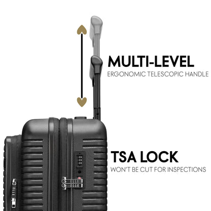 ELLE 20" Expandable Laptop Carry-on Suitcase