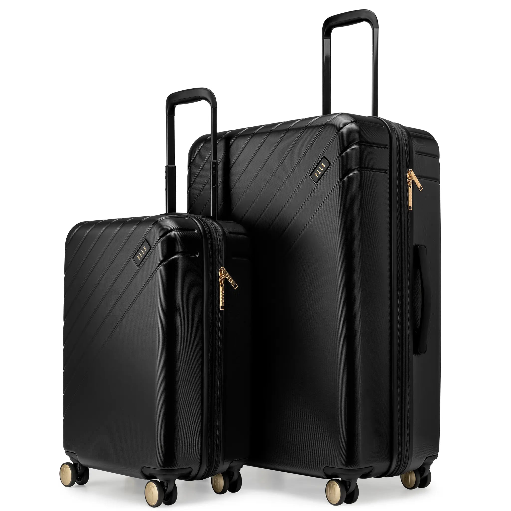 Louvre 2 Piece Expandable Polycarbonate Luggage Set