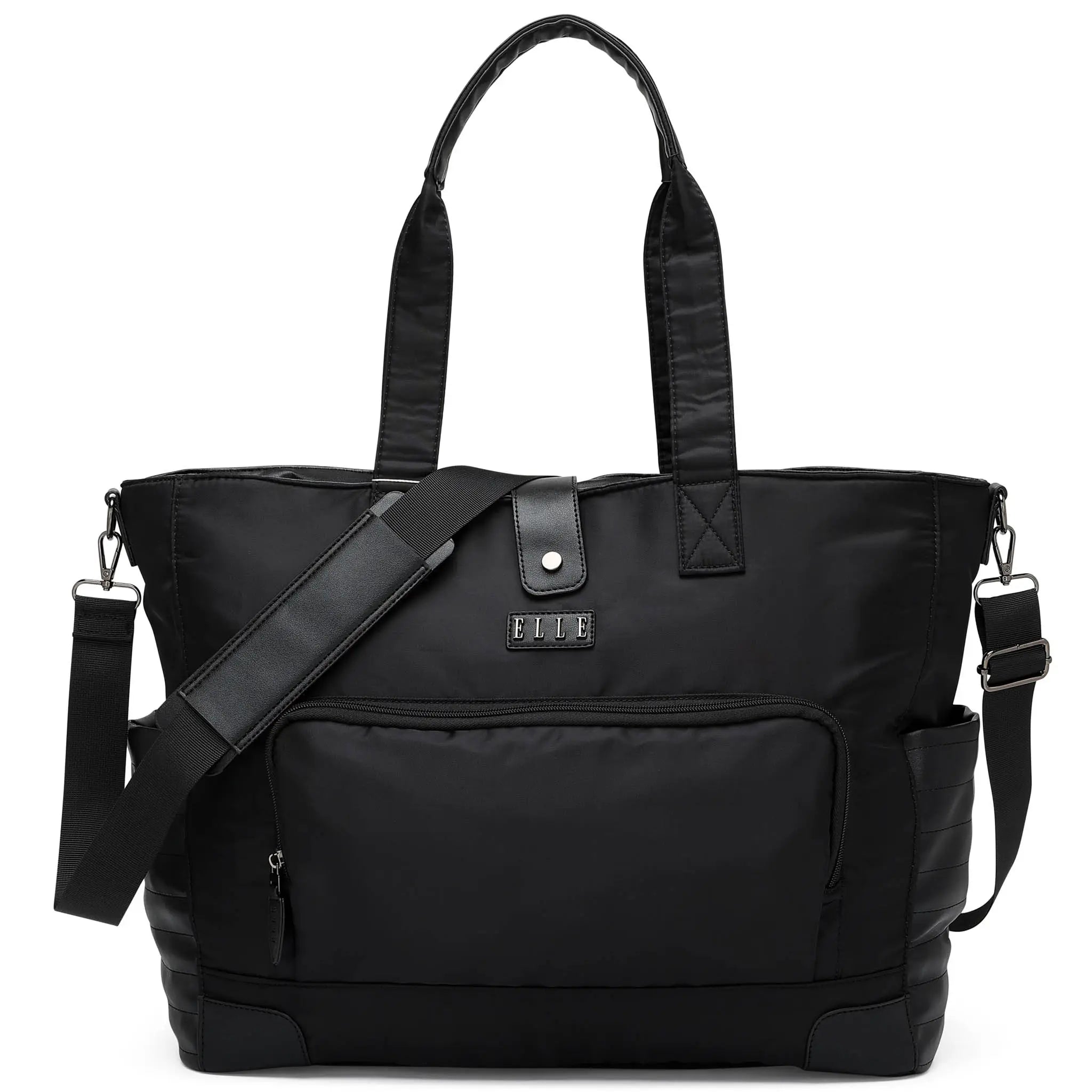 Voyage 25L Twill and Vegan Leather Weekender Tote Bag