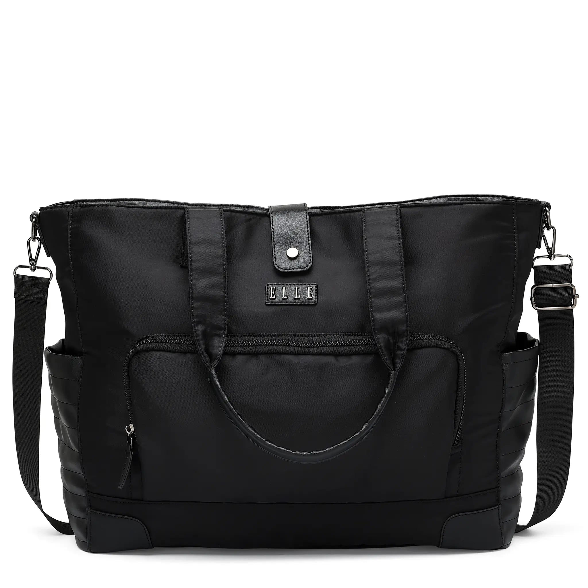 Voyage 25L Twill and Vegan Leather Weekender Tote Bag