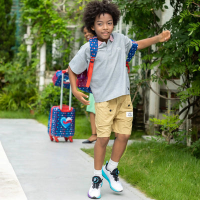 Kids Back to School 18" Carry-on Suitcase Set