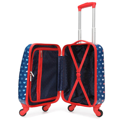 Kids Back to School 18" Carry-on Suitcase Set