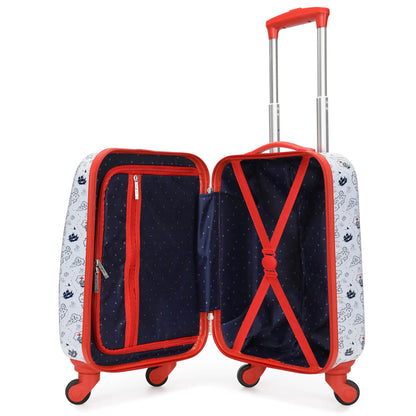 Kids Back to School 18" Carry-on Suitcase Set