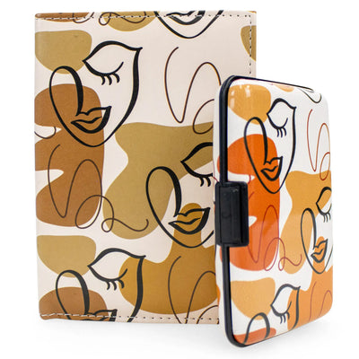 RFID Protected Passport Cover Wallet Set