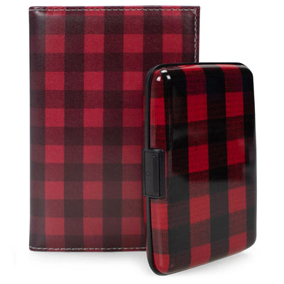 RFID Protected Passport Cover Wallet Set