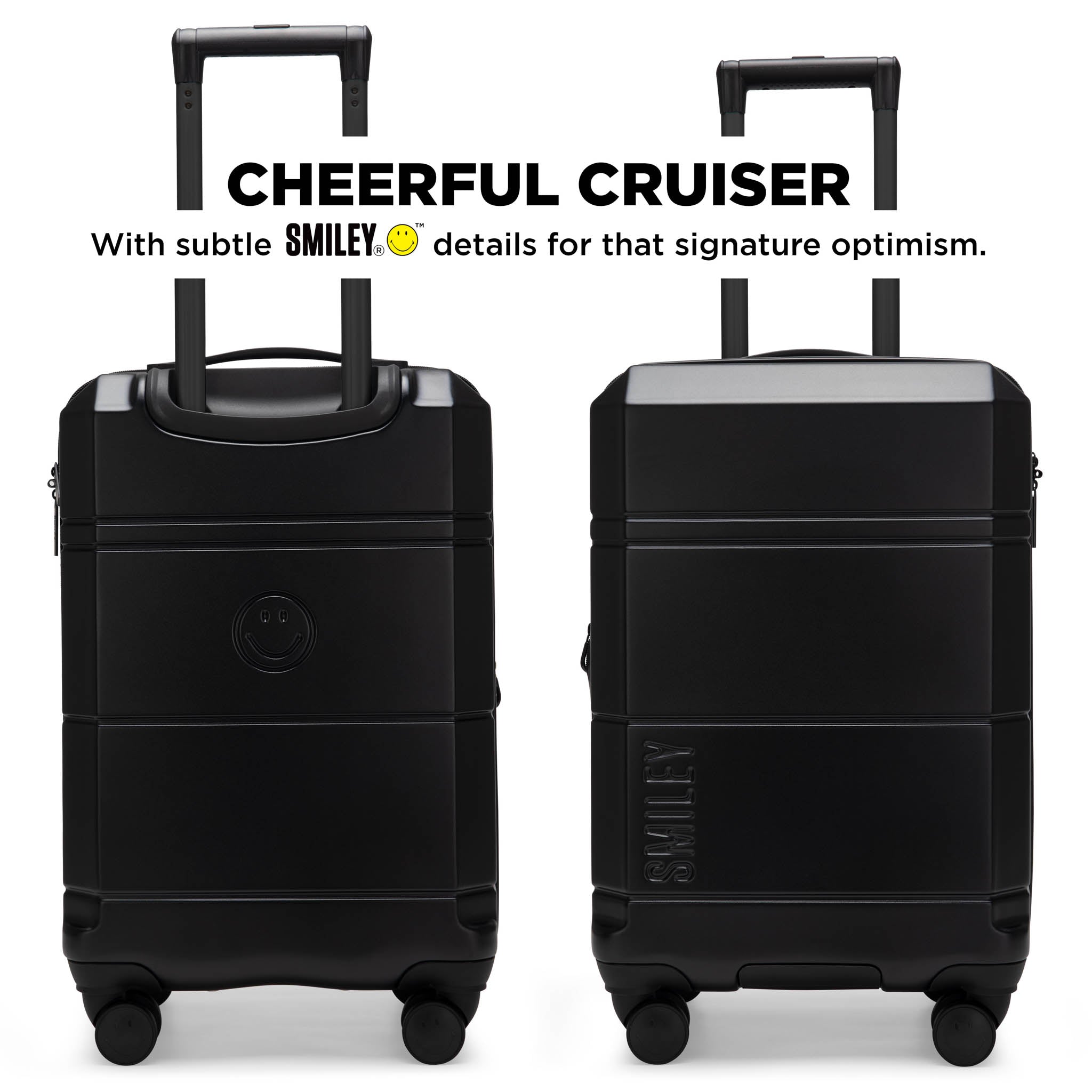 Cheerful Cruiser 3 Piece Expandable Iconic Luggage Set