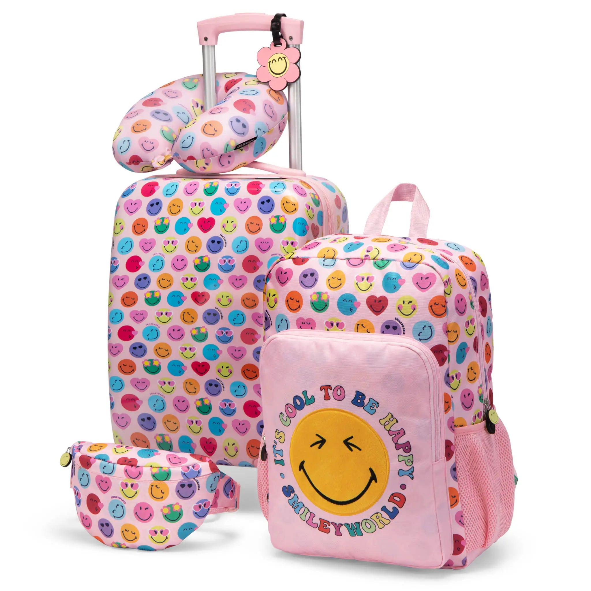 Kids Adventure 18" 5-Piece Carry-on Suitcase Set