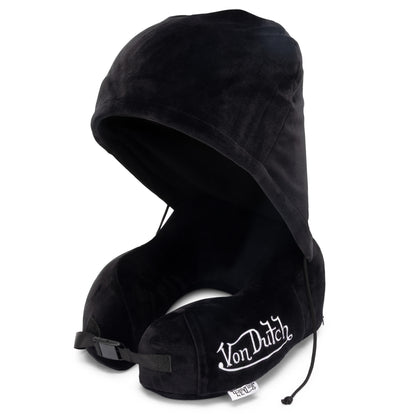 Eyeconic Hooded Ergonomic Memory Foam Travel Neck Pillow