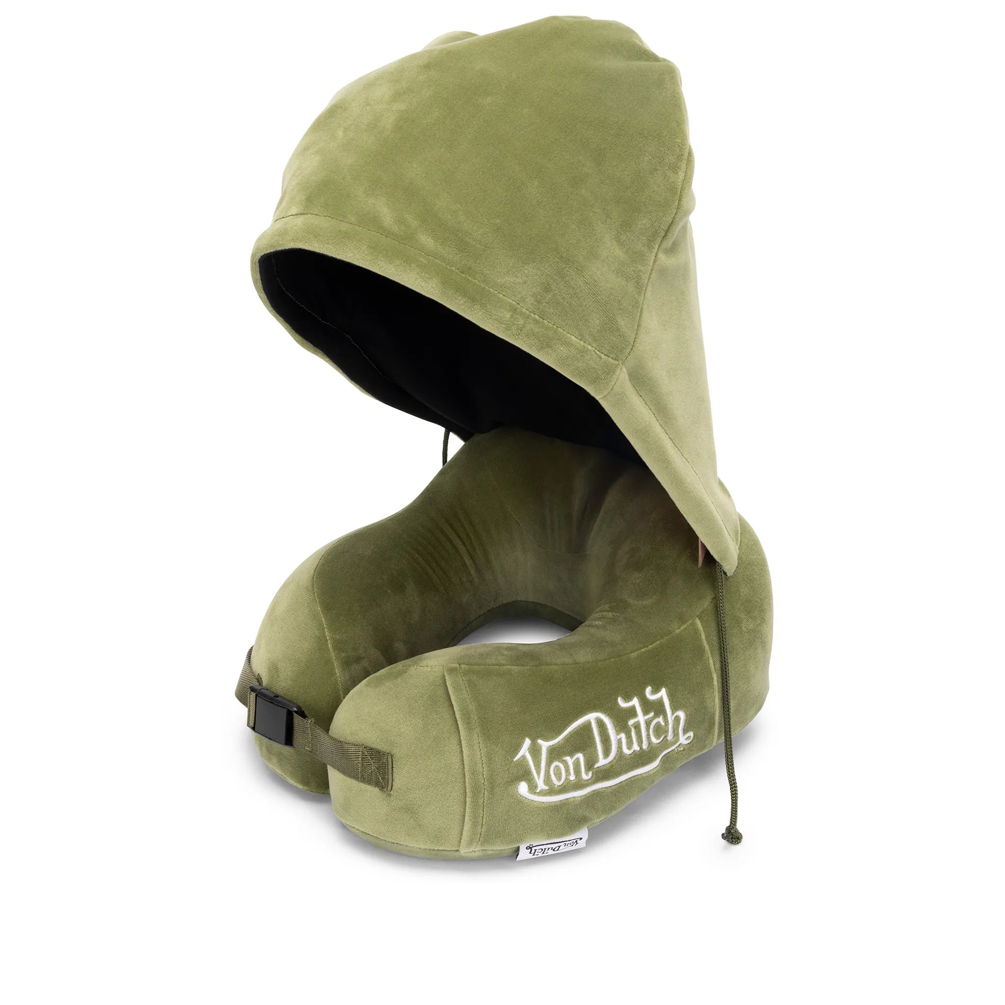 Eyeconic Hooded Ergonomic Memory Foam Travel Neck Pillow