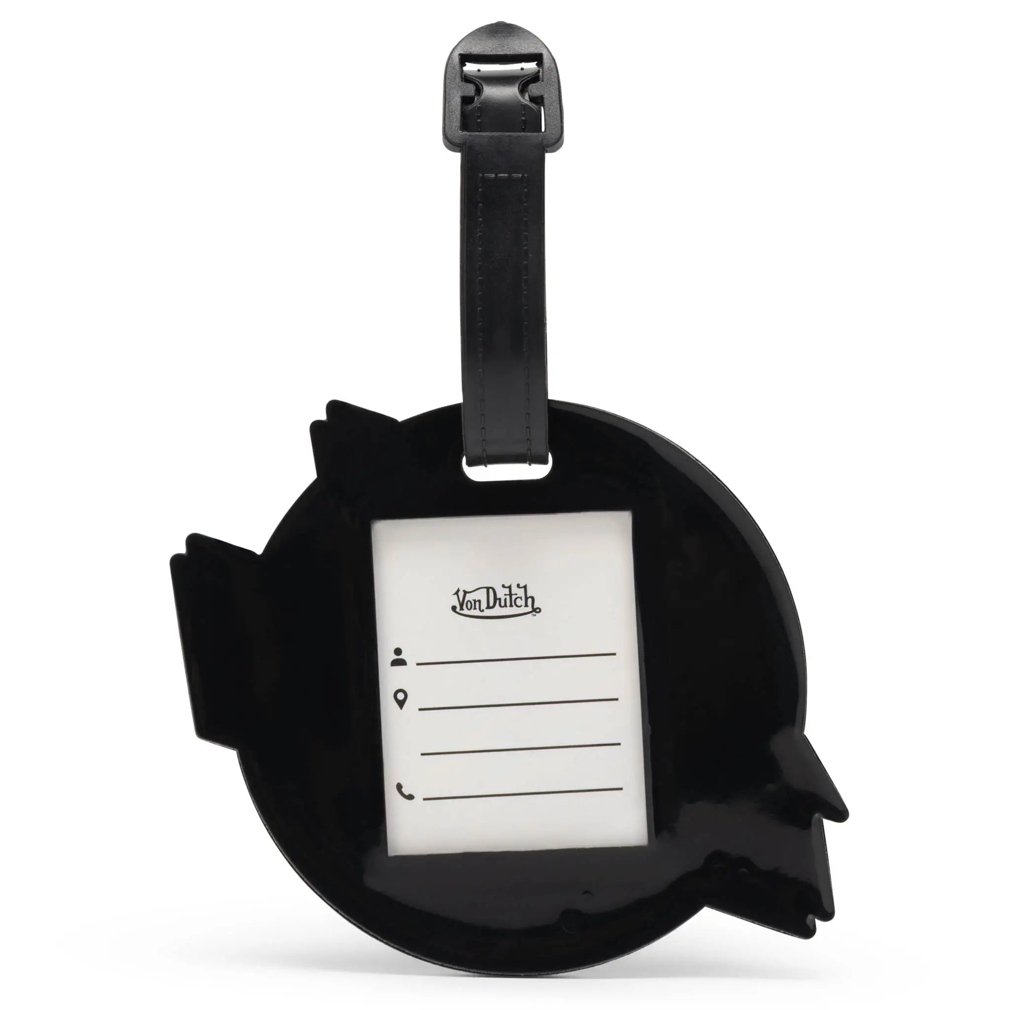 80s Neon 2-Piece Suitcase ID Tag Set with Adjustable Straps