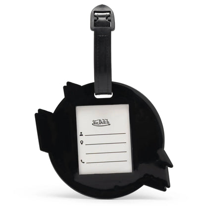 80s Neon 2-Piece Suitcase ID Tag Set with Adjustable Straps