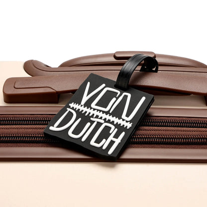 Stitched 2-Piece Suitcase ID Tag Set with Adjustable Straps