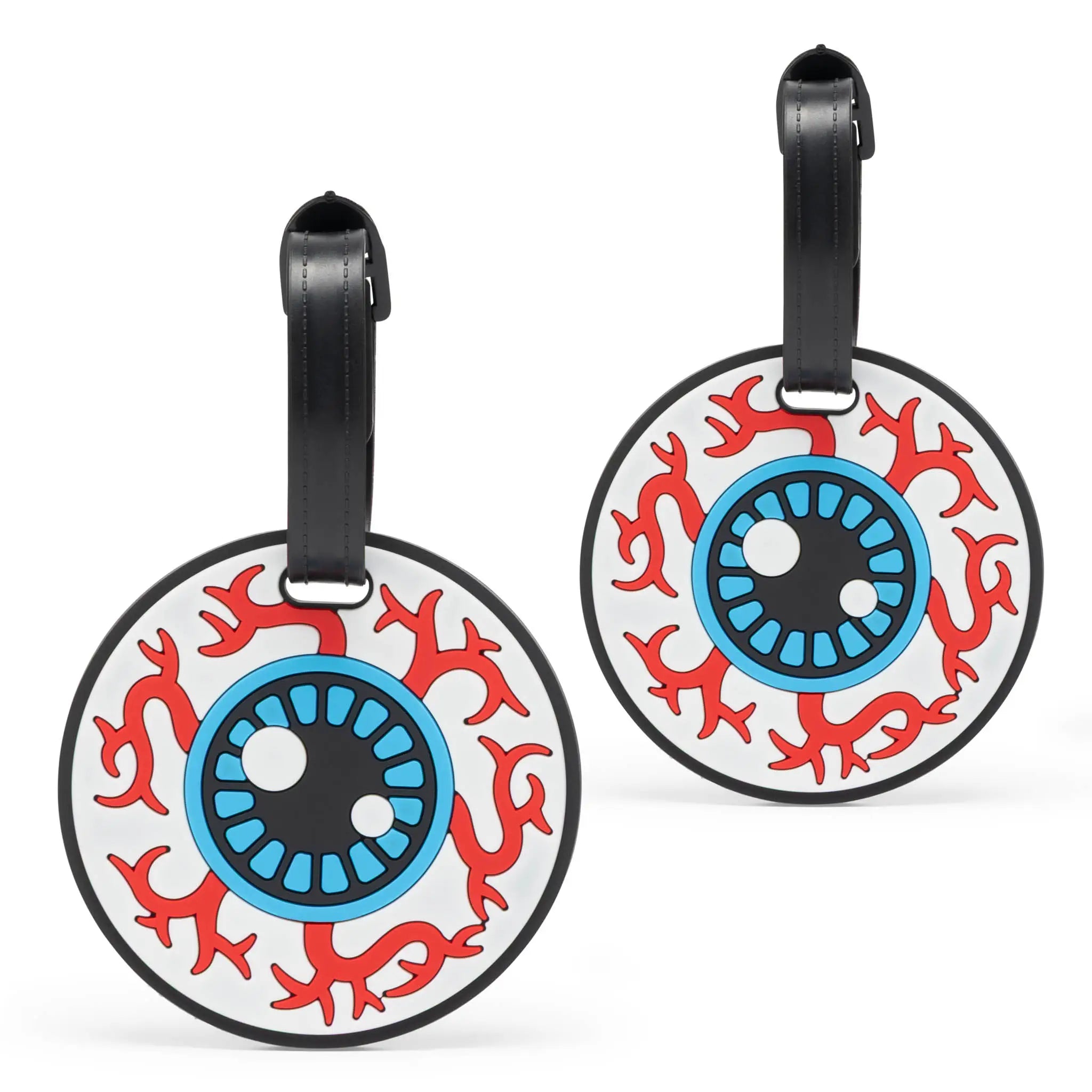 Vision 2-Piece Suitcase ID Tag Set with Adjustable Straps