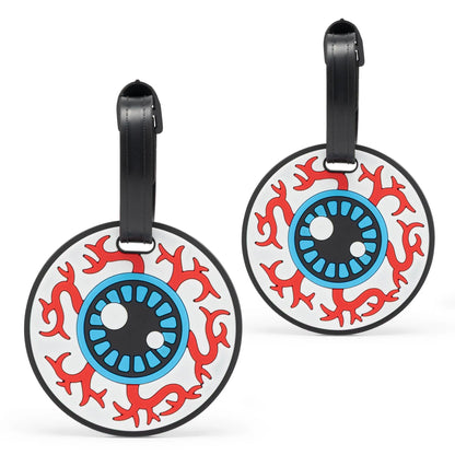 Vision 2-Piece Suitcase ID Tag Set with Adjustable Straps