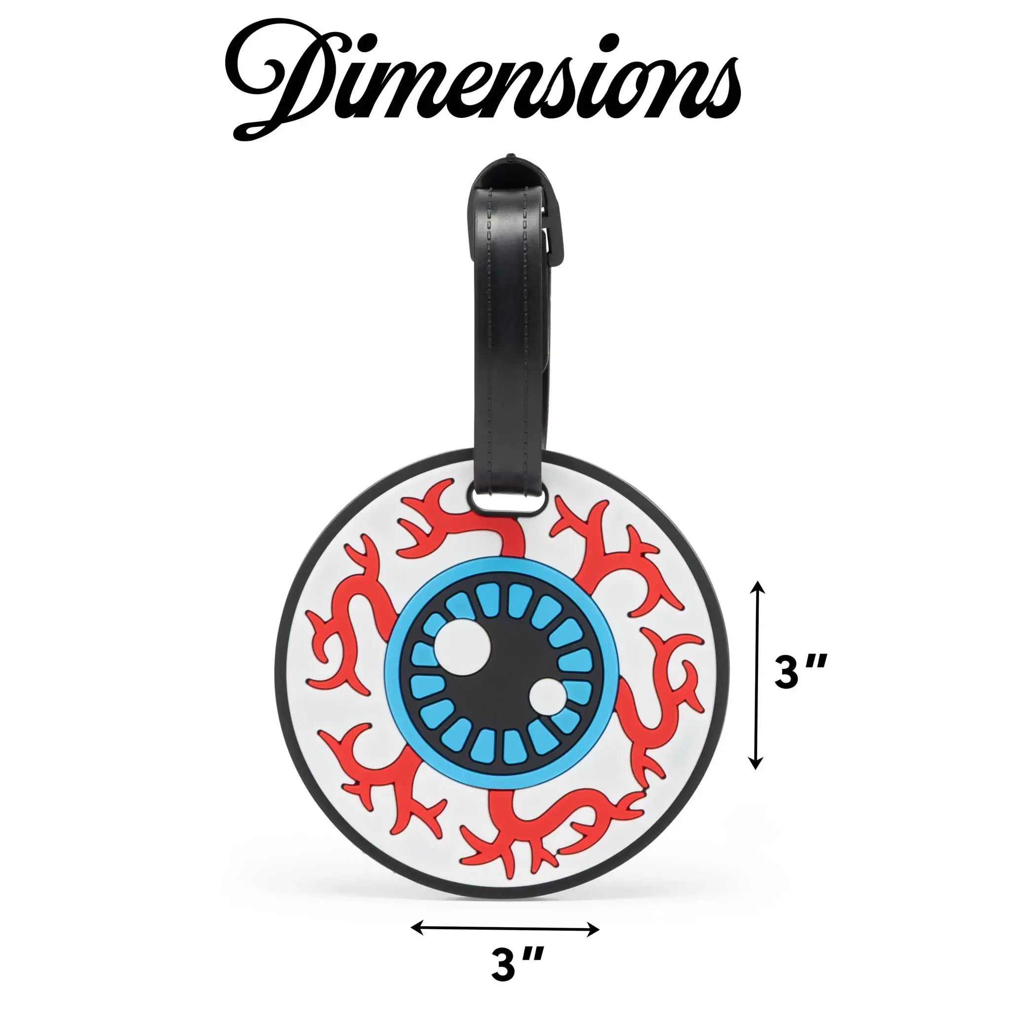 Vision 2-Piece Suitcase ID Tag Set with Adjustable Straps