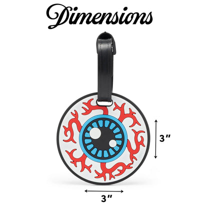 Vision 2-Piece Suitcase ID Tag Set with Adjustable Straps