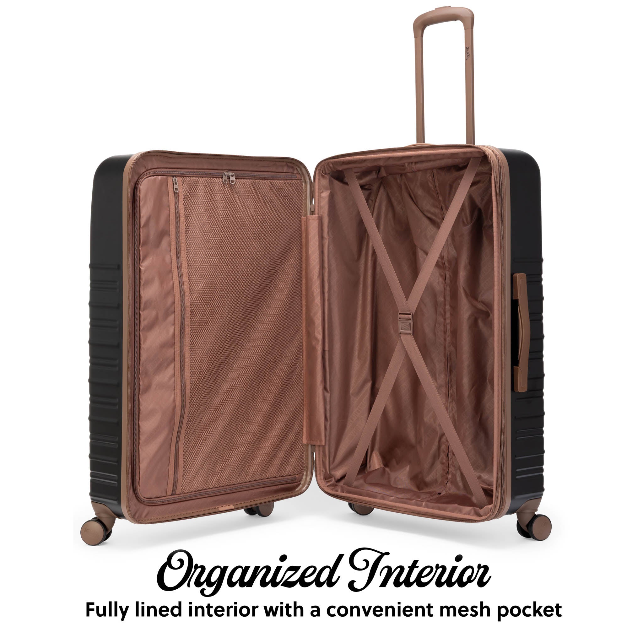 Von Dutch Retro Trek 3-Piece Expandable Hardside Spinner Luggage