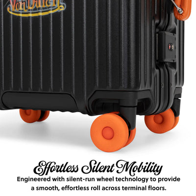 Cross Roads Polycarbonate Carry-on Suitcase with Aluminum Frame