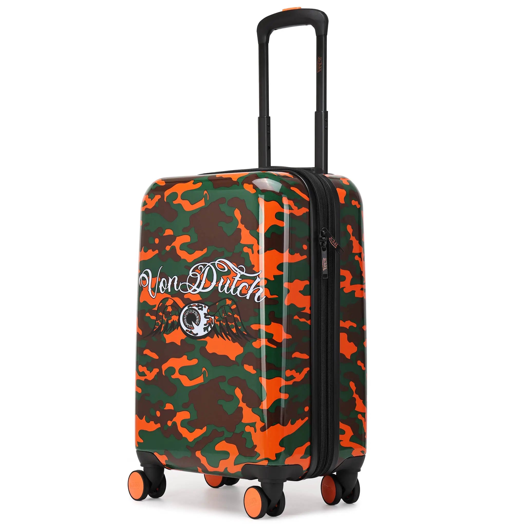 Kustom Kulture Expandable Hardside Carry-on Spinner Suitcase