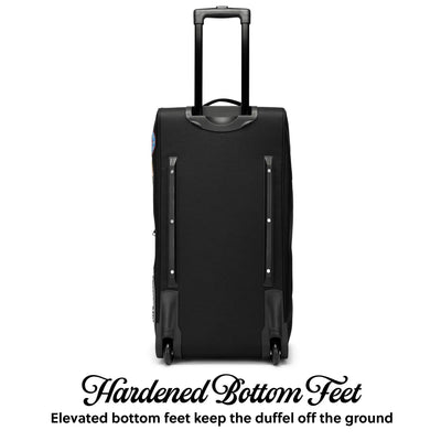 Signature Patch 28" Checked Rolling Duffel