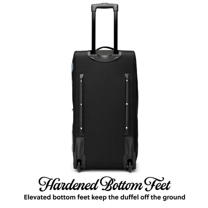 Signature Patch 28" Checked Rolling Duffel