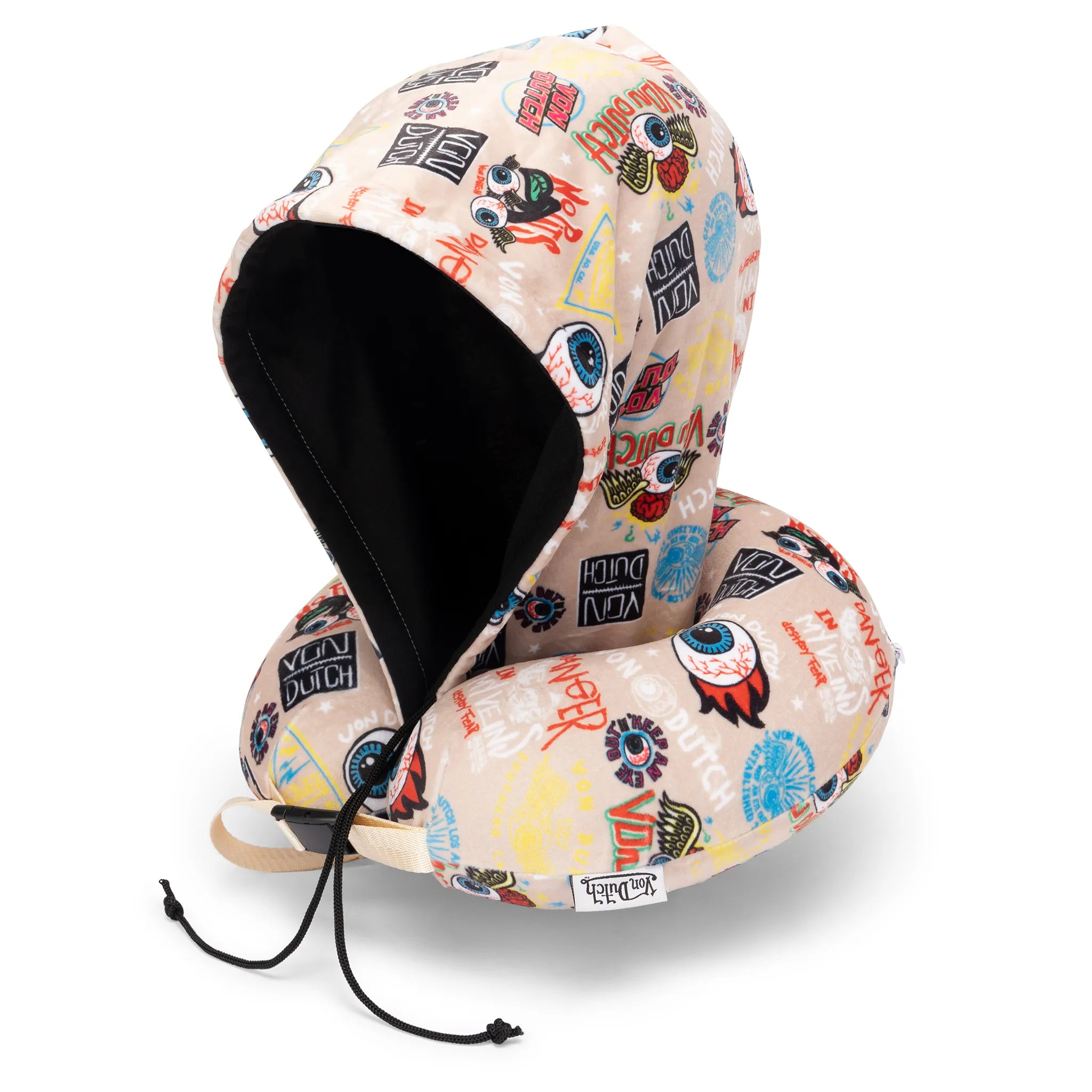 Jax Hooded Memory Foam Travel Neck Pillow