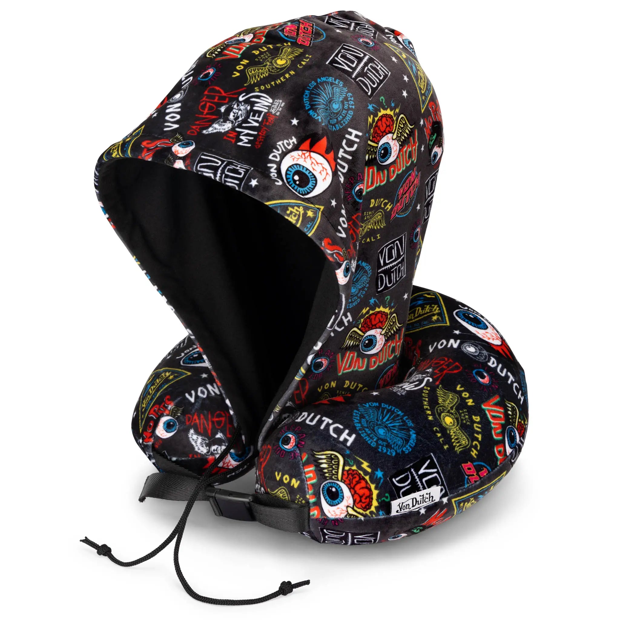 Jax Hooded Memory Foam Travel Neck Pillow