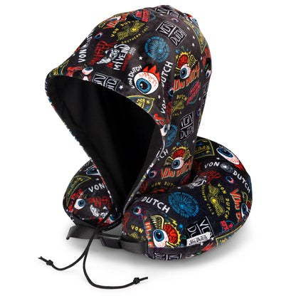 Jax Hooded Memory Foam Travel Neck Pillow