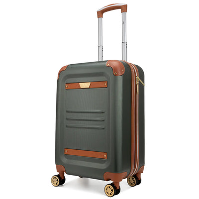 Vintage 20" Expandable Carry-on Suitcase
