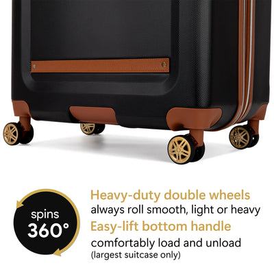 Vintage 20" Expandable Carry-on Suitcase