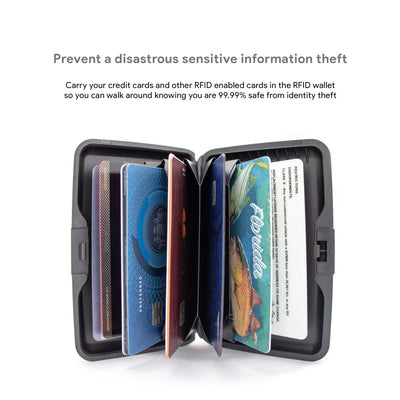 RFID Protected Passport Cover Wallet Set