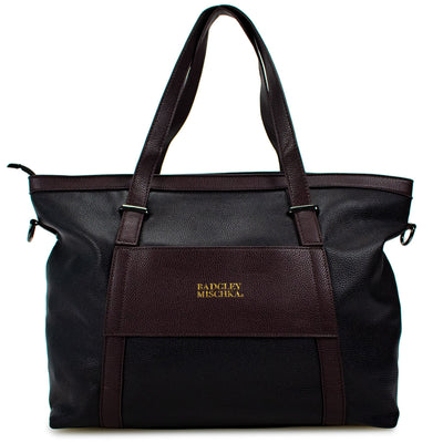 Anna XL Vegan Leather Weekender Tote Bag
